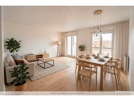 appartement 3 pièces 65 m²