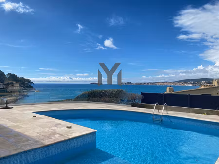 villa pleine vue mer et acces privé à la plage - sanary