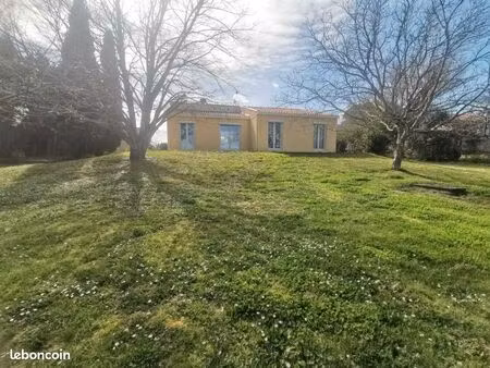 maison de plain-pied – environnement calme et vue dégagée