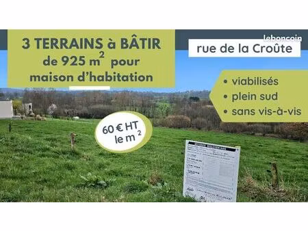 terrains à bâtir