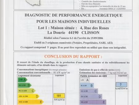 location petite maison individuelle mitoyenne située en campagne