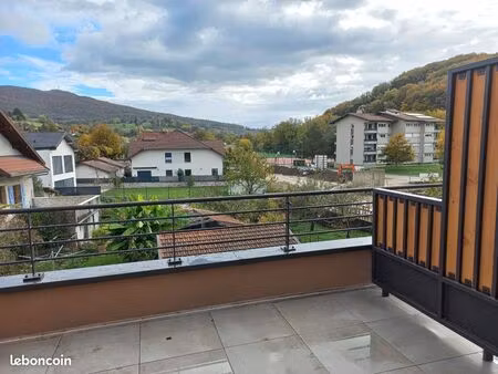 appartement t3 neuf dans petite copropriété privative de 11 logements au centre de frangy