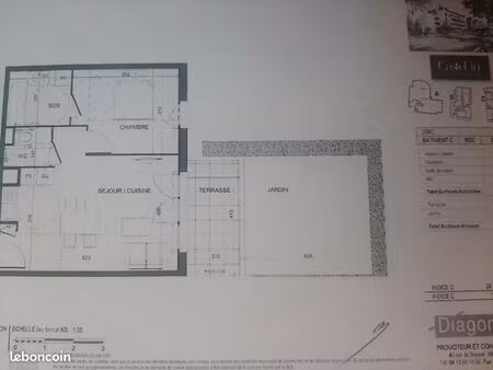 à louer – t2 avec terrasse  jardin et cuisine équipée – saint-priest (visale obligatoire)