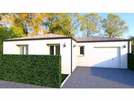 terrain avec maison neuve à vendre