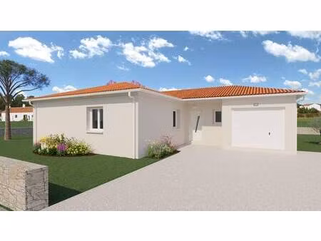 terrain avec maison neuve à vendre