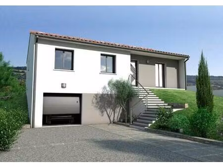 terrain avec maison neuve à vendre