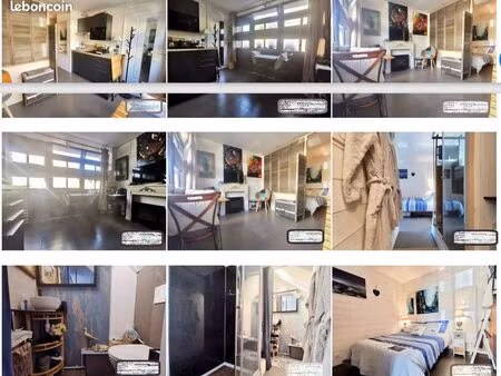 studio meublé 19 m² – 500 cc – crach centre  à 10 min des plus belles plages