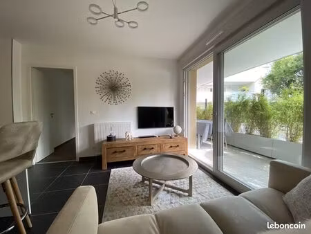 appartement 2 pièces meublée en rdc