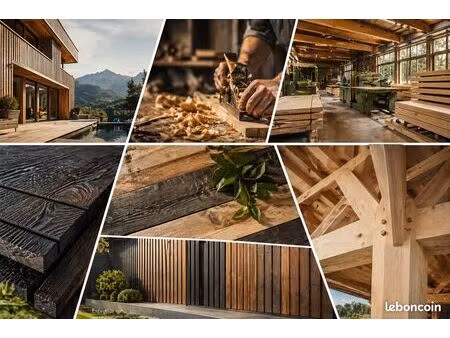 fond de commerce entreprise finition sur bois de construction