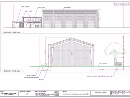 dépôt à louer - 190m²