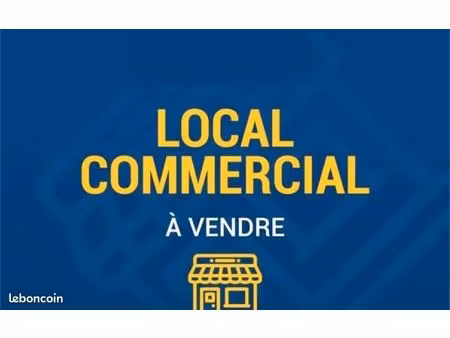 local commercial :murs et fond indissociables (tous commerces possibles hors bouche)