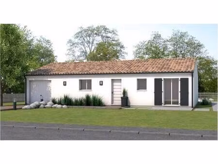 terrain avec maison neuve à vendre