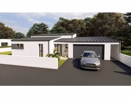 terrain avec maison neuve à vendre