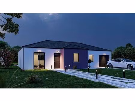 terrain avec maison neuve à vendre
