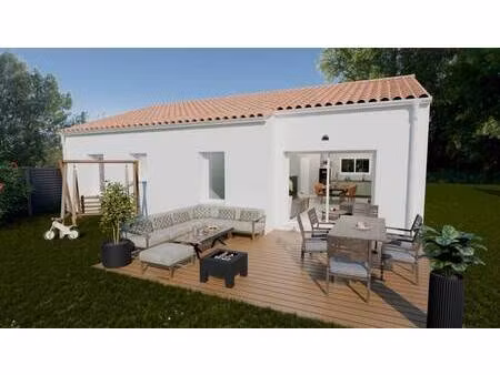 terrain avec maison neuve à vendre
