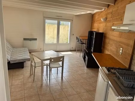studio +jardin privatif centre st avé (5mn vannes)