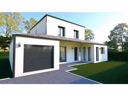 terrain avec maison neuve à vendre