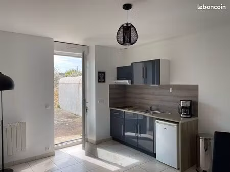 très bel appartement avec terrain