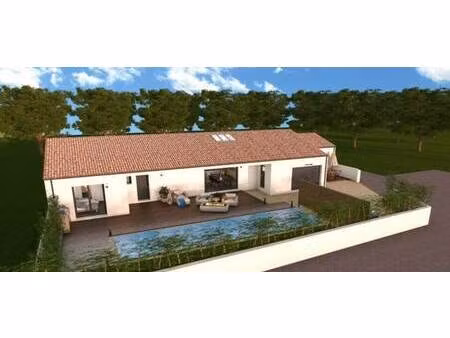 terrain avec maison neuve à vendre