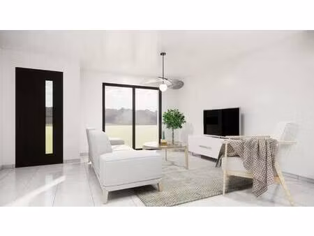 terrain avec maison neuve à vendre