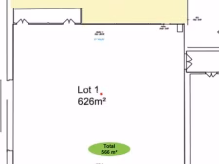 local d'activité 601 m²