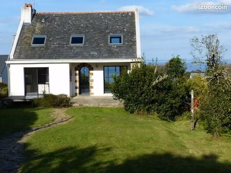 carantec  maison vue sur mer