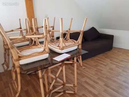 studio meublé avec mezzanine en centre-ville caudebec les elbeuf