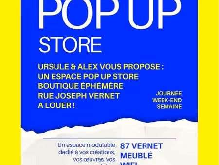 pop-up store / boutique éphémère – emplacement premium à avignon. à partir de juin 2026
