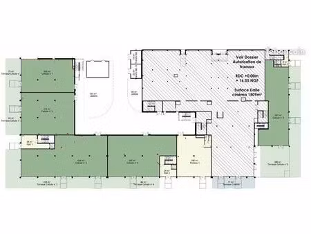 bureaux 224 m² vernon