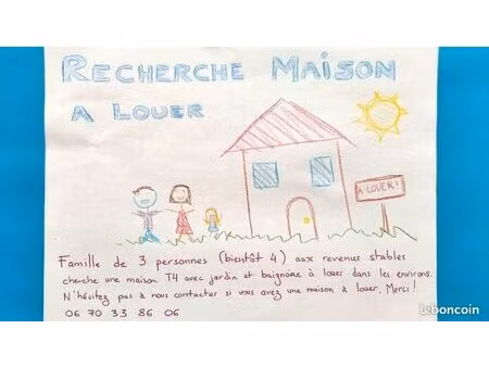 recherche maison à louer
