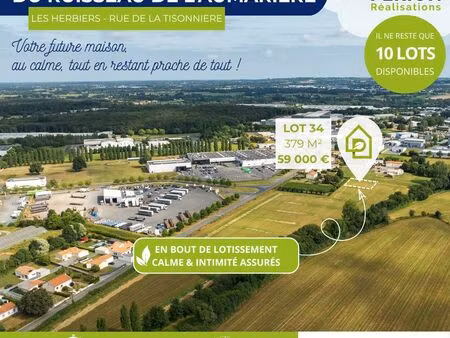 ? terrain au calme – idéal projet familial – les herbiers