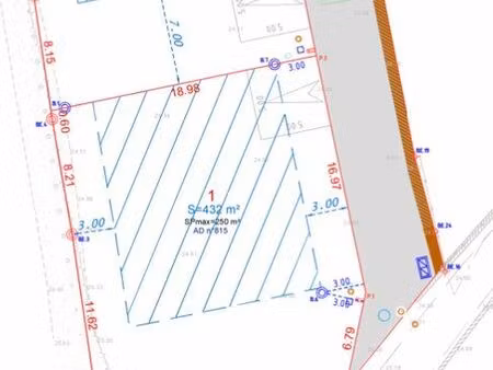 terrain 432 m² roscoff