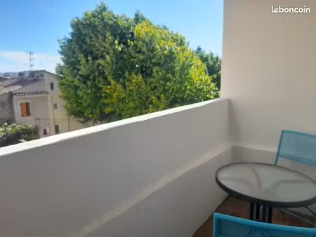 rare t1 meublé rénové au calme  magnifique vue  sud  balcon  cave  fibre idéalement situé