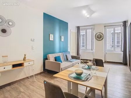 saint-chamond – t2 meublé 41 m² – refait à neuf