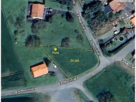 particulier vend beau terrain constructible