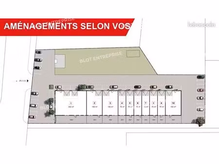 local d'activité 150 m²