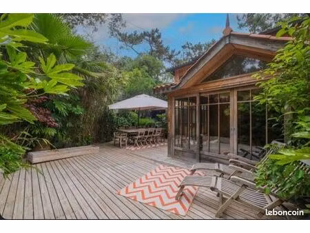 maison avec jardin. cap ferret. 4 chambres. quartier des 44 hectares