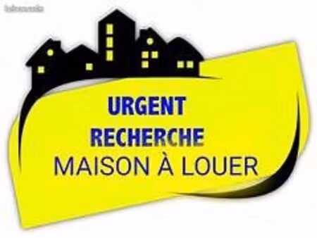 urgent recherche maison ou pavillon 2 chambre minimum