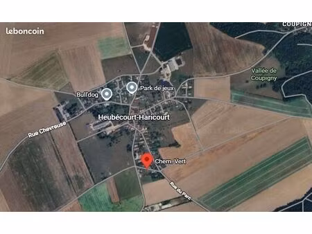 terrain 750 m² heubecourt haricourt