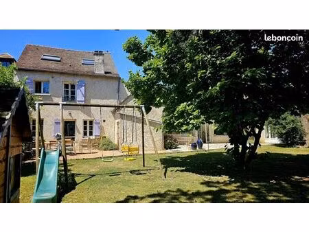 belle demeure en pierre avec piscine aux alluets-le-roi (à 5 km d’orgeval)