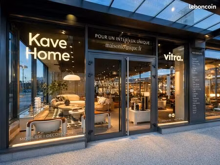 showroom mobilier design 400 m² – emplacement premium – fort potentiel