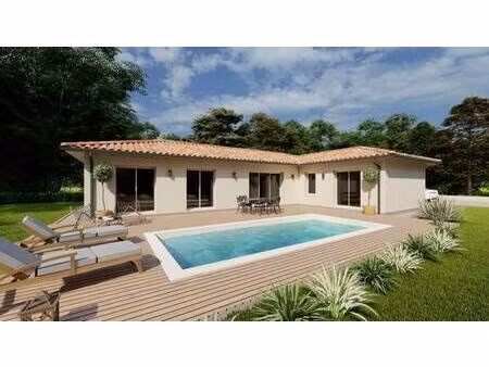 terrain avec maison neuve à vendre