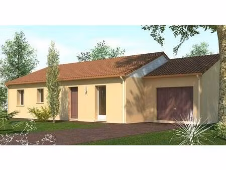 terrain avec maison neuve à vendre