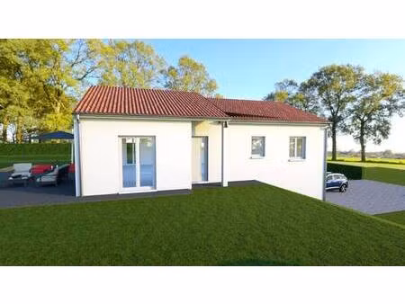 terrain avec maison neuve à vendre