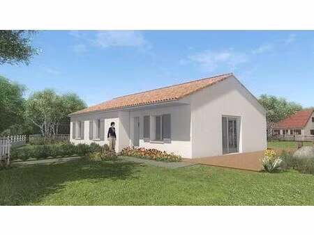 terrain avec maison neuve à vendre