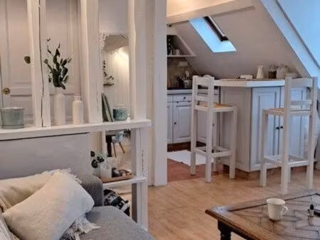 andrésy centre-ville – duplex 2 pièces lumineux avec parking – 38 m² au sol / 28 m² carrez