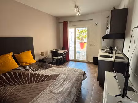 studio meublé – 21 m² – terrasse – parking – rentabilité immédiate