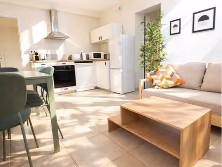 appartement avec jardin  1 chambre & dressing