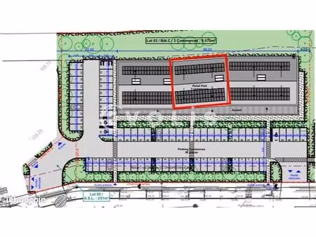 local commercial 350 m²