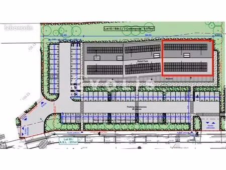 local commercial 500 m²